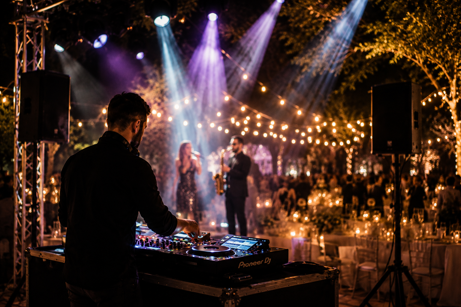 DJ, live τραγούδι και σαξόφωνο σε Party by Luliva