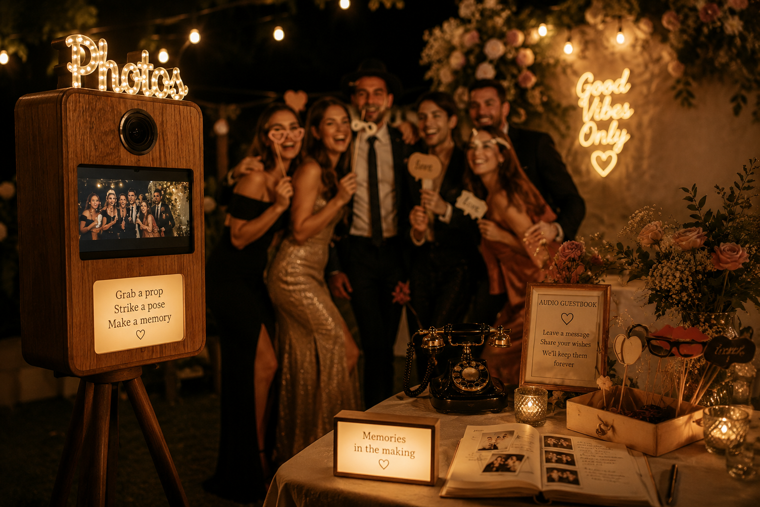 Photobooth και guest experience σε Party by Luliva